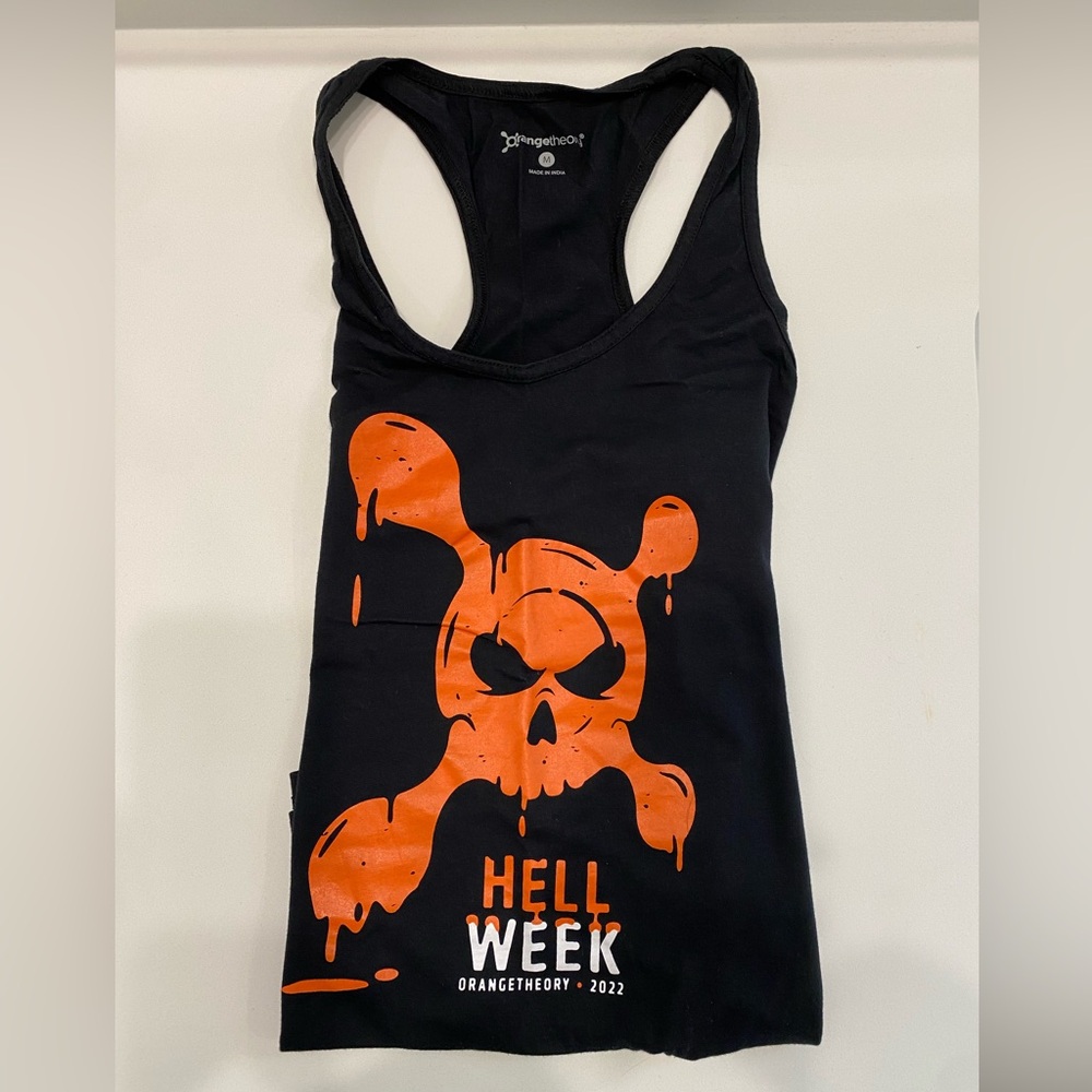 OTF Orange Theory Fitness Hell Week 2022 Women’s Size Medium M Tank Top